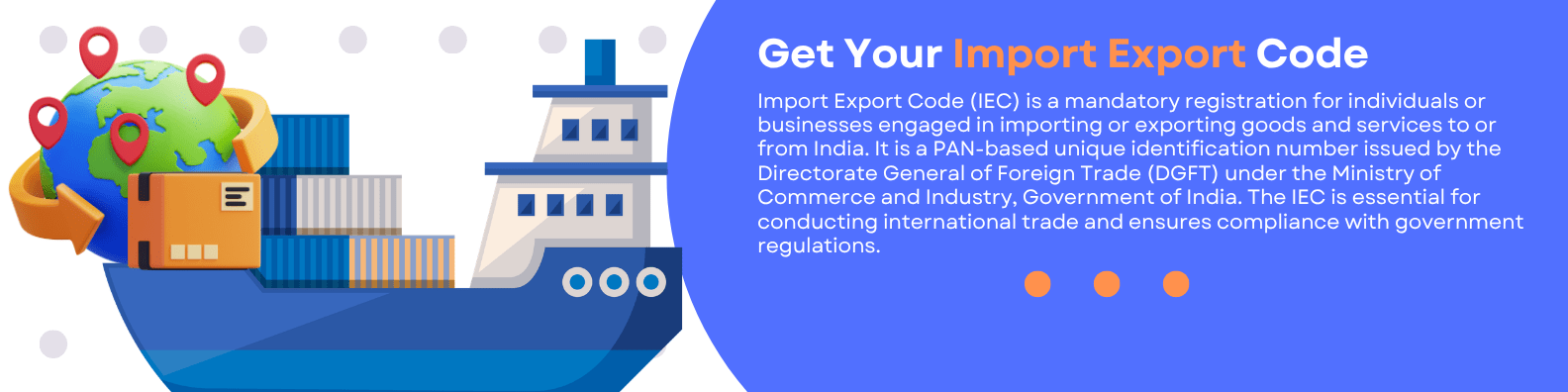 Import Export Code Banner