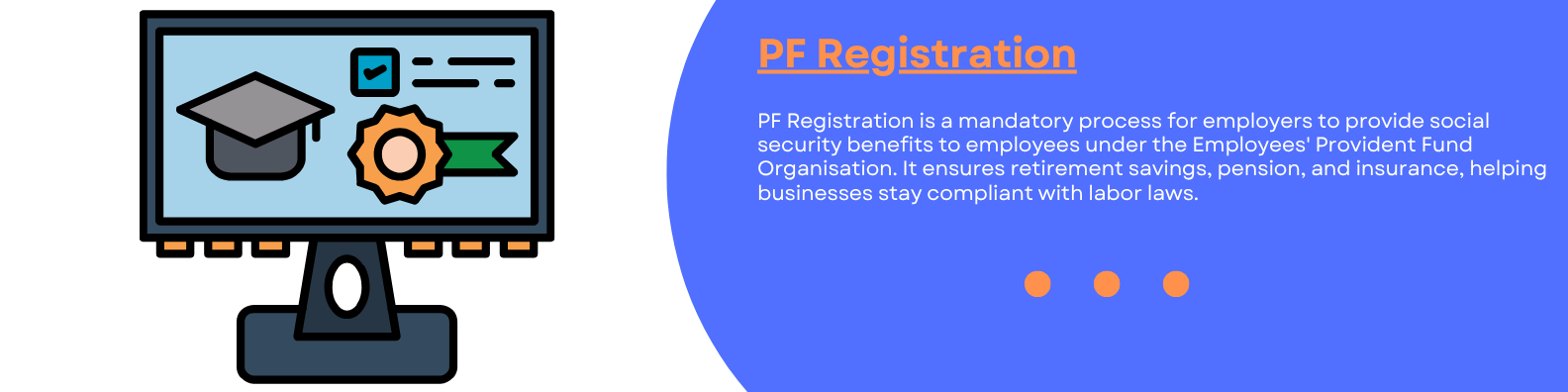 PF registration banner